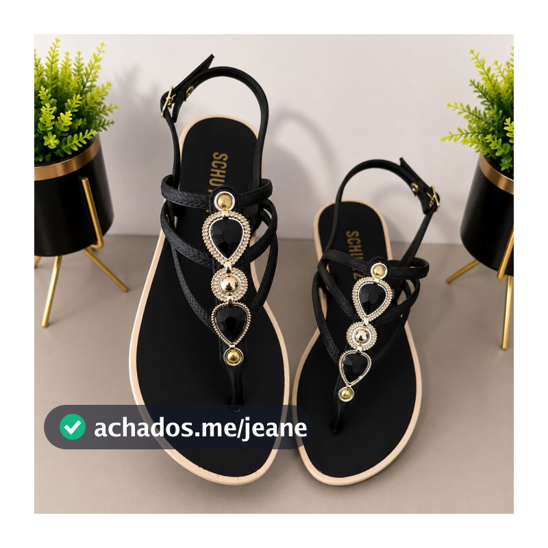 Papete Feminina Sandalia Chinelo Stz Rasteirinha Confortável Calçado Mulher