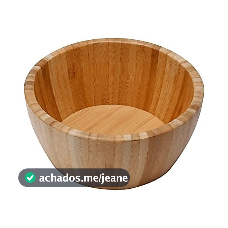 Bowl Cumbuca Saladeira Fruteira Tigela De Bambu Grande De 24cm Ecokitchen - Mimo Style