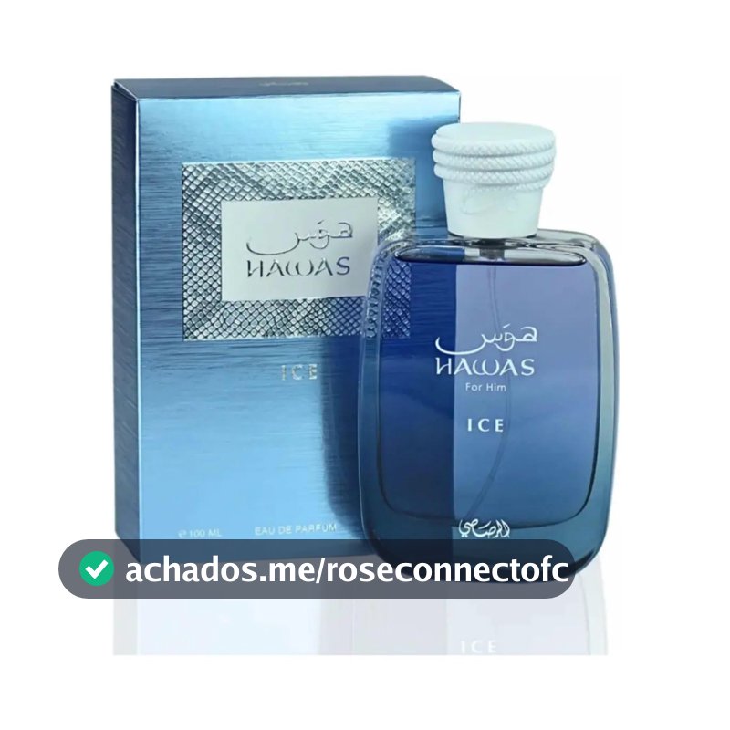 Perfume Árabe Hawas Ice Rasasi Edp 100ml - ORIGINAL IMPORTADO
