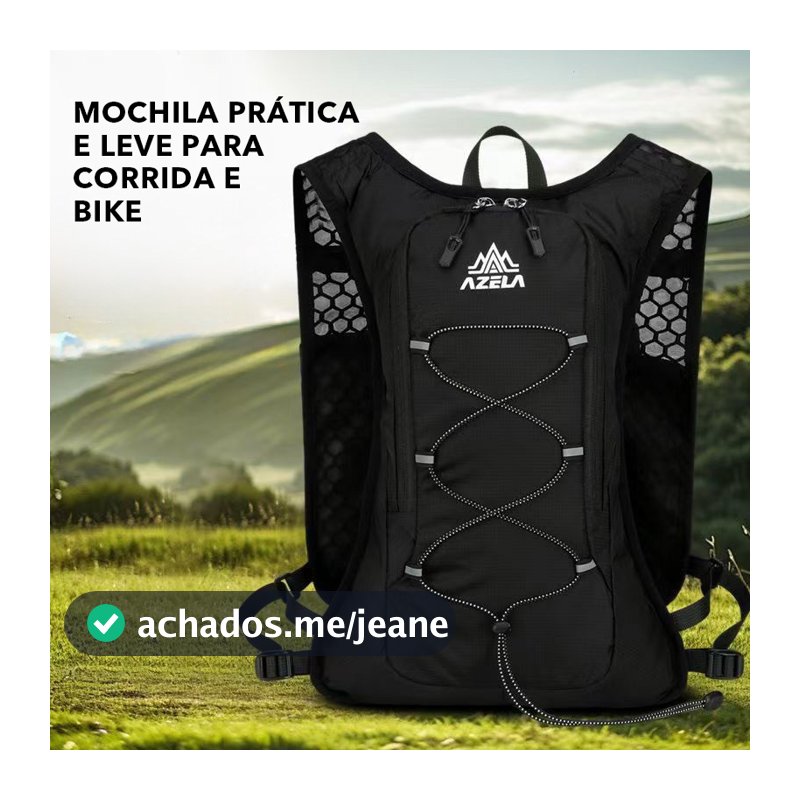 Mochila de hidratação esportiva para ciclismo 1.5L ultraleve respirável esportes ao ar livre corrida ciclismo