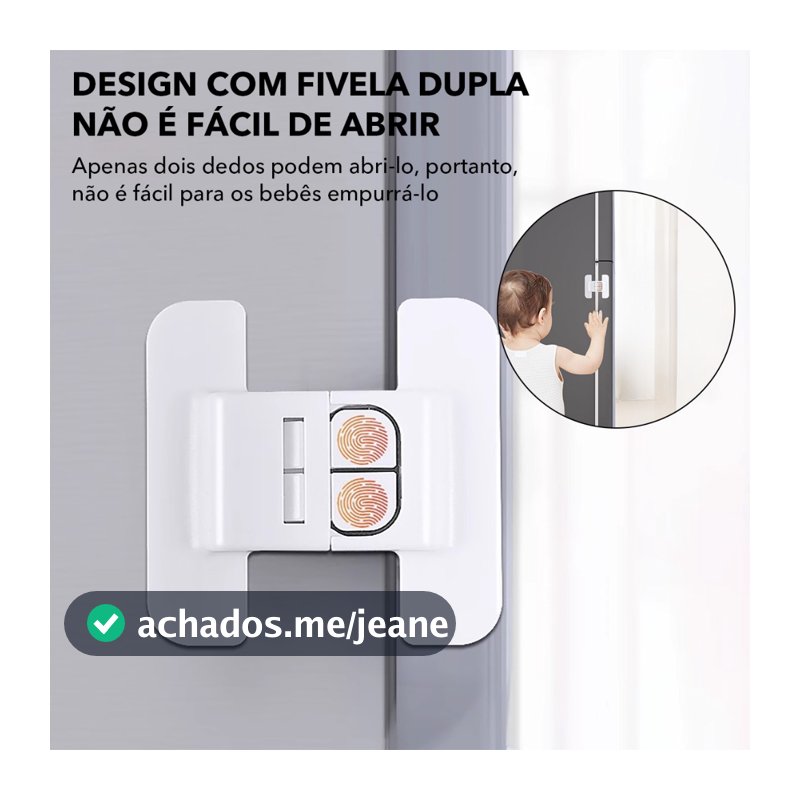 Fechadura De Geladeira Doméstica Trava para Porta de Geladeira Protetor Segurança Criança Proteção Bebê