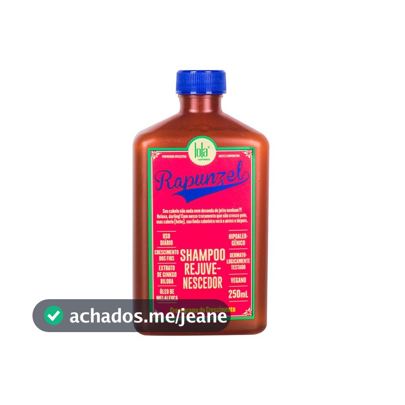 Lola Cosmetics Rapunzel Shampoo Rejuvenescedor 250ml