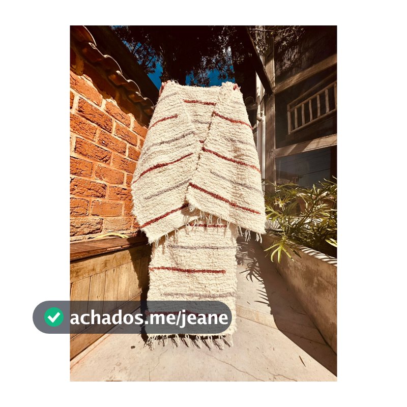 Jogo de Tapetes Passadeira 3 Peças Felpudo Capri Terracota G