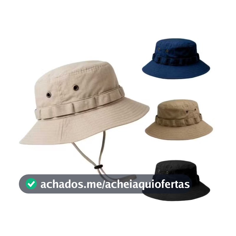 Chapeú Tatico Militar Caçador Camping Airsoft Outdoor Bonnie Hat