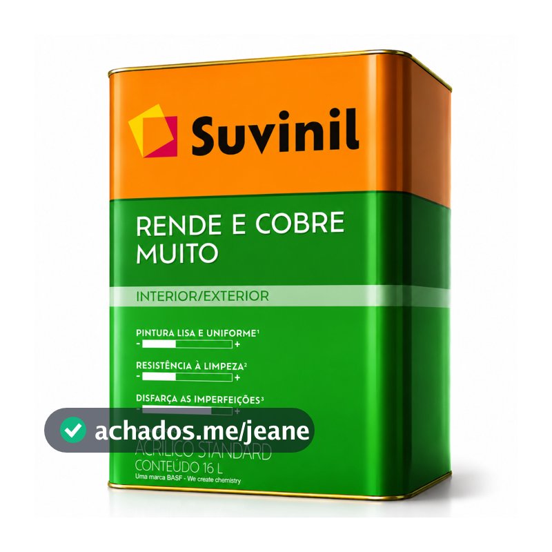 Tinta Rende & Cobre Muito Cores Mais Vendidas 16L Suvinil