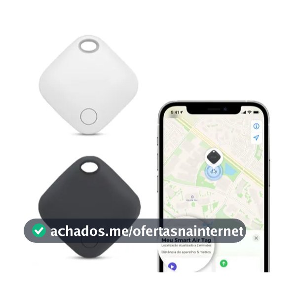 Tag Smart GPS  Rastreador Bluetooth - Localizador smart para Iphone - Dispositivo  Rastreamento De Objetos - Anti-Perda