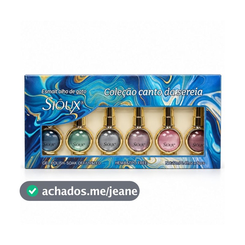Esmalte Magnético Olho de Gato Coleção Canto da Sereia 12ml (Sem TPO) - Sioux