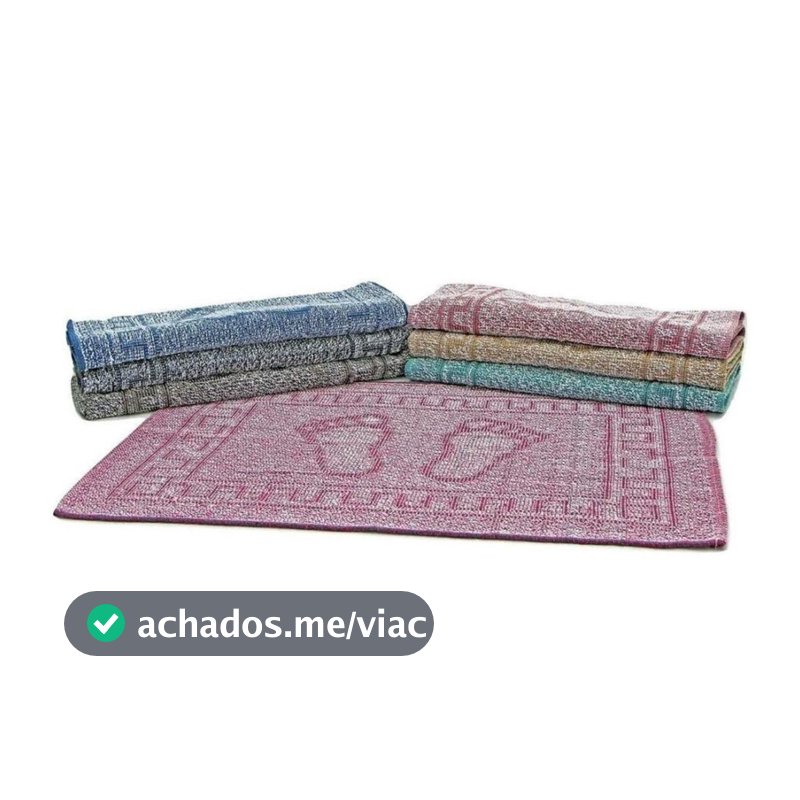 Kit 2 Tapetes Toalhas Piso Pano Piso Banheiro Colorido