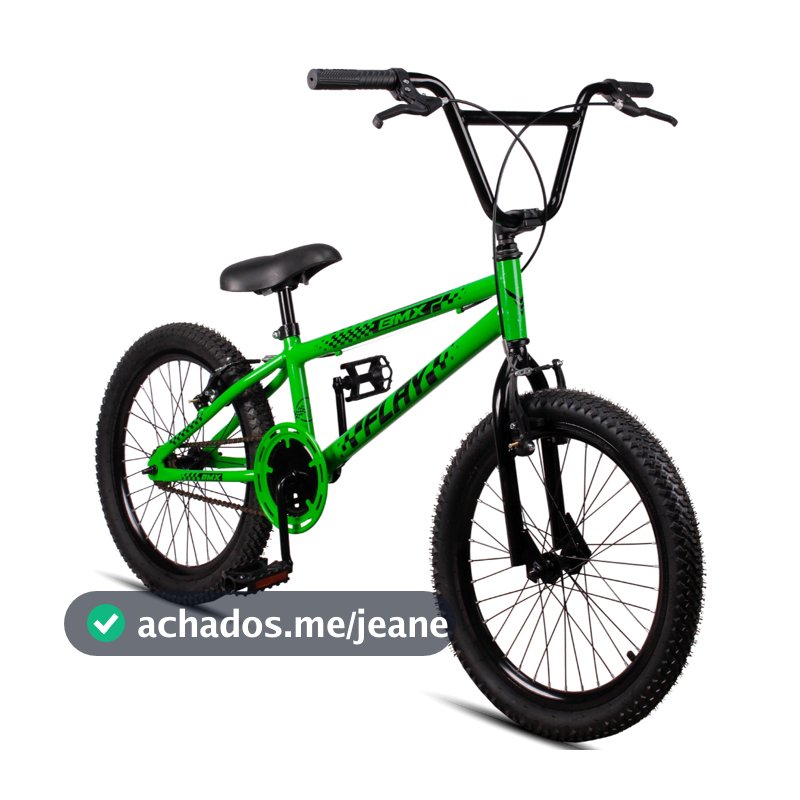 Bicicleta Infantil BMX Aro 20 Flay com Aro Aero e Freio V-Brake para Meninos de 6 a 10 anos