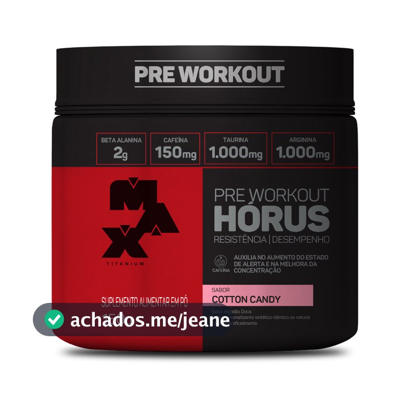 Pré-Treino Horus - 150g - Max Titanium