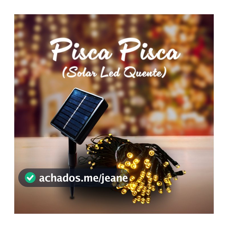 Luzes Natal Solar 10M 20M 30M 50M Pisca-Pisca 8 Funções Área Externa RGB Colorido ou Branco Quente