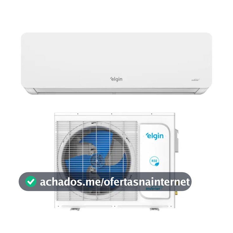 Ar Condicionado Inverter Elgin High Wall Eco III Wifi 12.000 Btus Quente/frio 220v