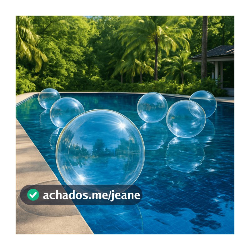 Kit com 5/10/20/50 Balões Bubble Bobo Cristal 24” (60 cm) – Decoração para Festas e Eventos