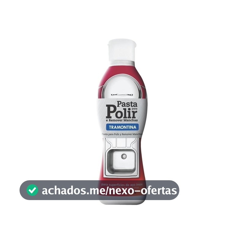 Pasta para Polir e Remover Manchas em Inox Tramontina