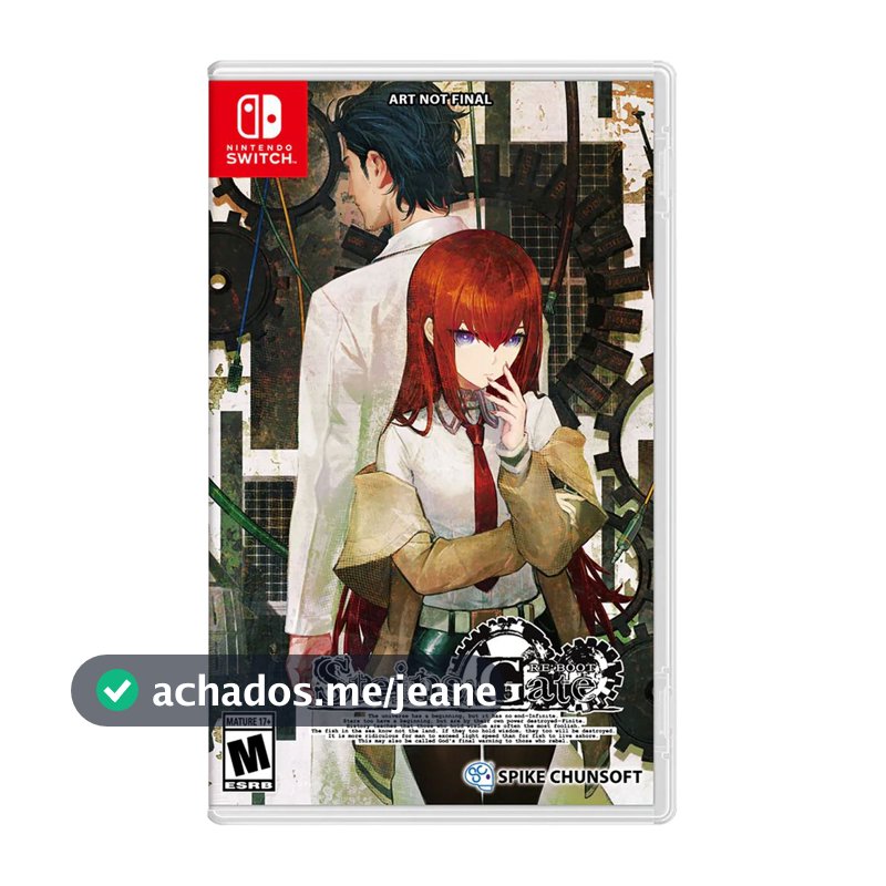 Steins Gate Reboot Switch Midia Fisica