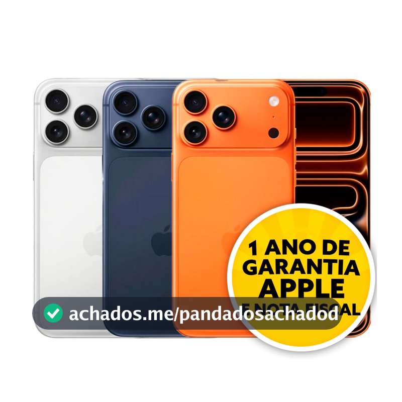 Celular IPhone 17 Pro Max 256GB 5G Dual E-sim Lacrado Original 1 Ano De Garantia