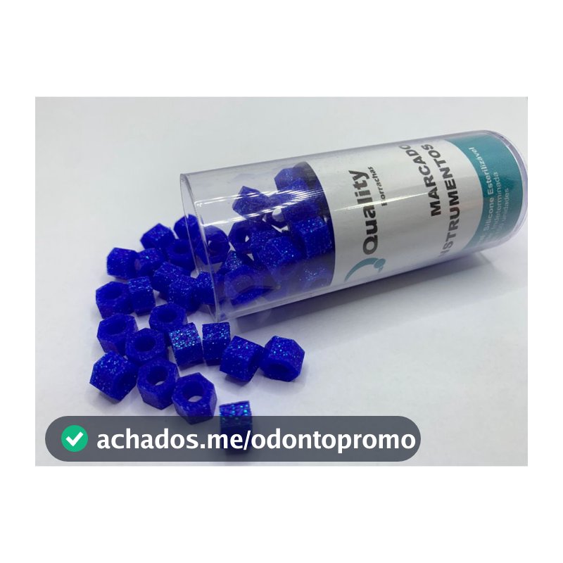 Marcador De Instrumentos Profissional Sextavado - 50 Unid. - Cores c/ Glitter | Quality
