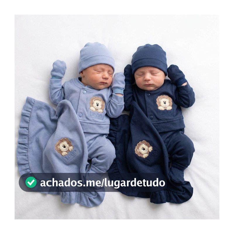 Kit 2 Saída Maternidade 10 Peças Bebê Menino Suedine Algodão Linha Premium Macio Confortável Promoção