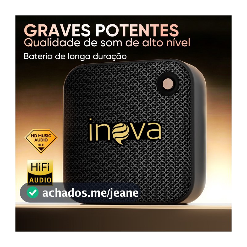 INOVA caixa de som bluetooth portátil alto falante bluetooth rádio alto falante à prova d'água
