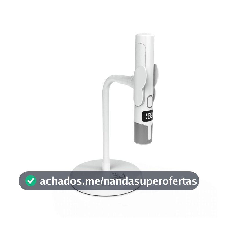 Cabine UV LED D&Z DZ60 Portátil Recarregável com Haste Flexível USB Profissional para Unha em Gel