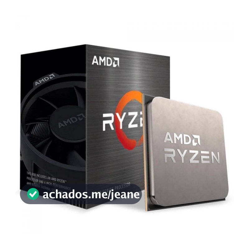 Processador AMD Ryzen 5 5600GT, 3.6GHz (4.6GHz Turbo), 6-Cores 12-Threads, AM4, 100-100001488BOX