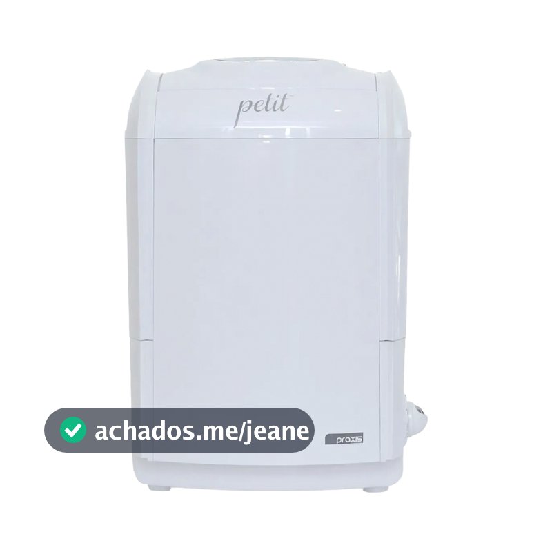 Mini Lavadora Portátil Praxis Petit 1,2kg Semiautomática 50W