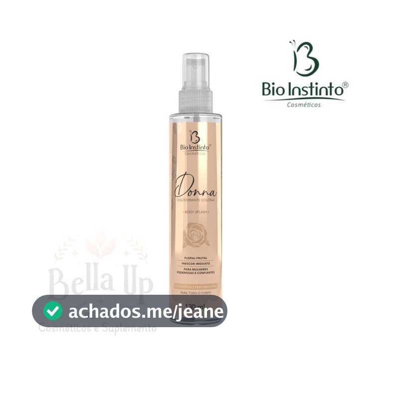 BodySplash DONNA Perfume Corporal Colônia Feminina Aromas Marcantes Envolvente Floral Frutal Casa Escritório Beleza