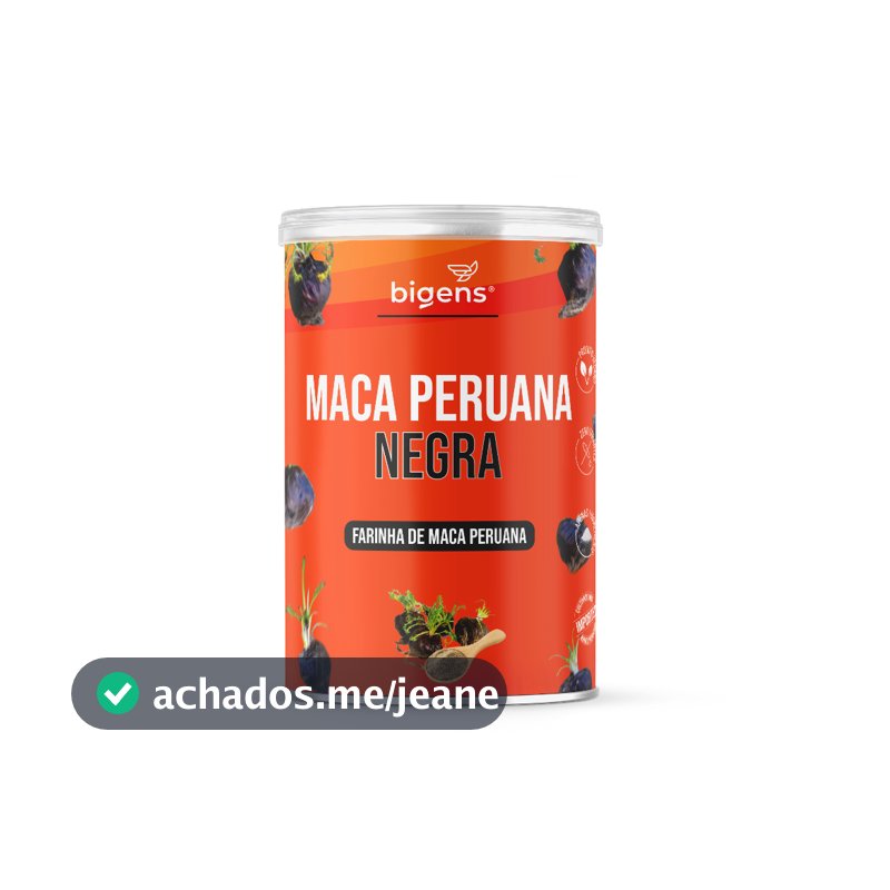 Maca Peruana Negra Crua (Raw) Em Pó | 150g | Bigens Sabor Neutro