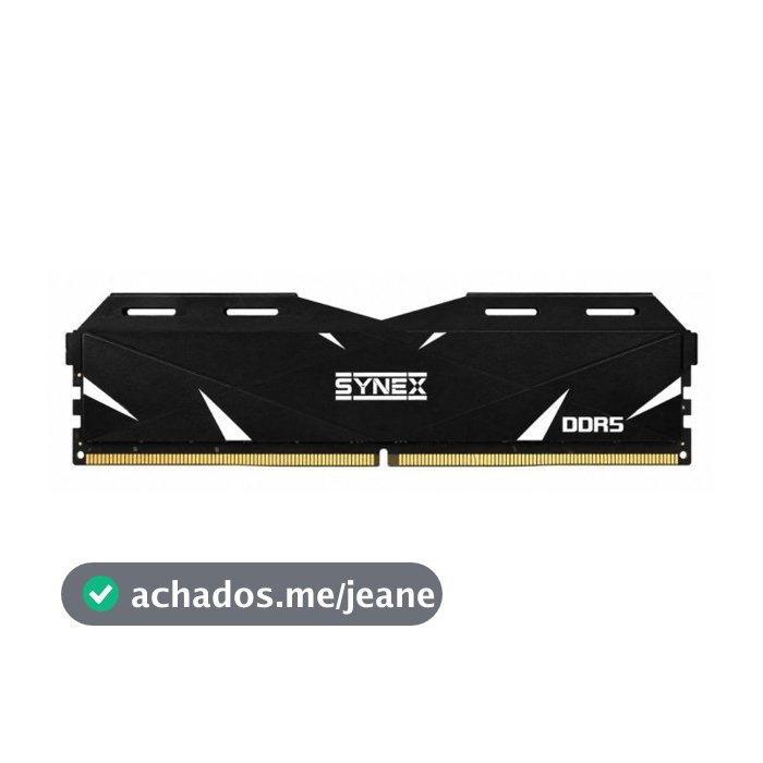 Memória Ram Synex  DDR5 8GB 5600MHZ  UDIMM Black