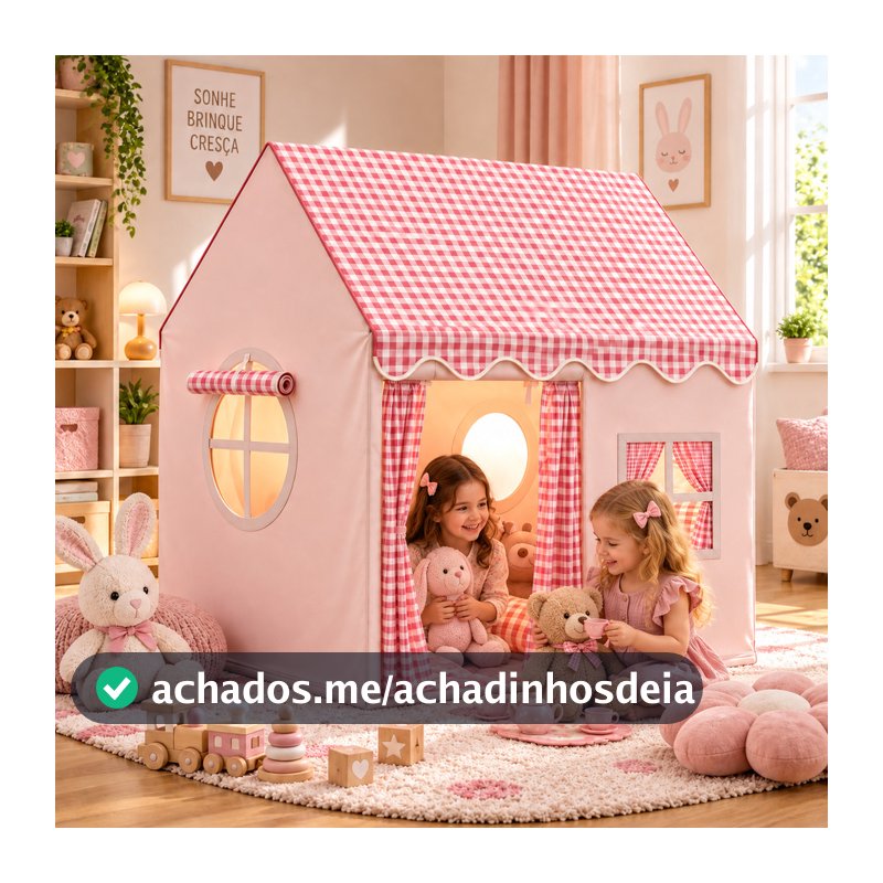 Barraca Infantil Tenda Festa Pijama Portátil