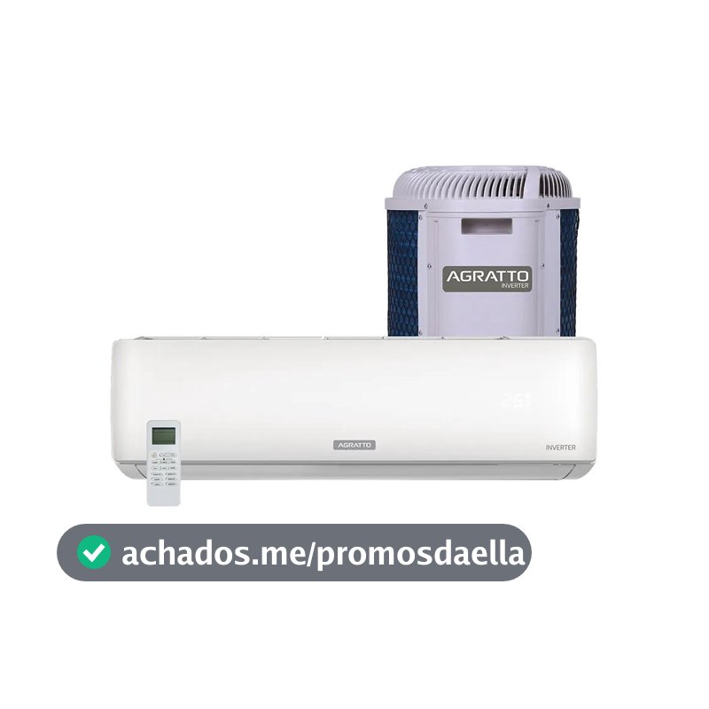 Ar Condicionado 9000 Btus Split Hi Wall Inverter Agratto Frio Zen Top 220v