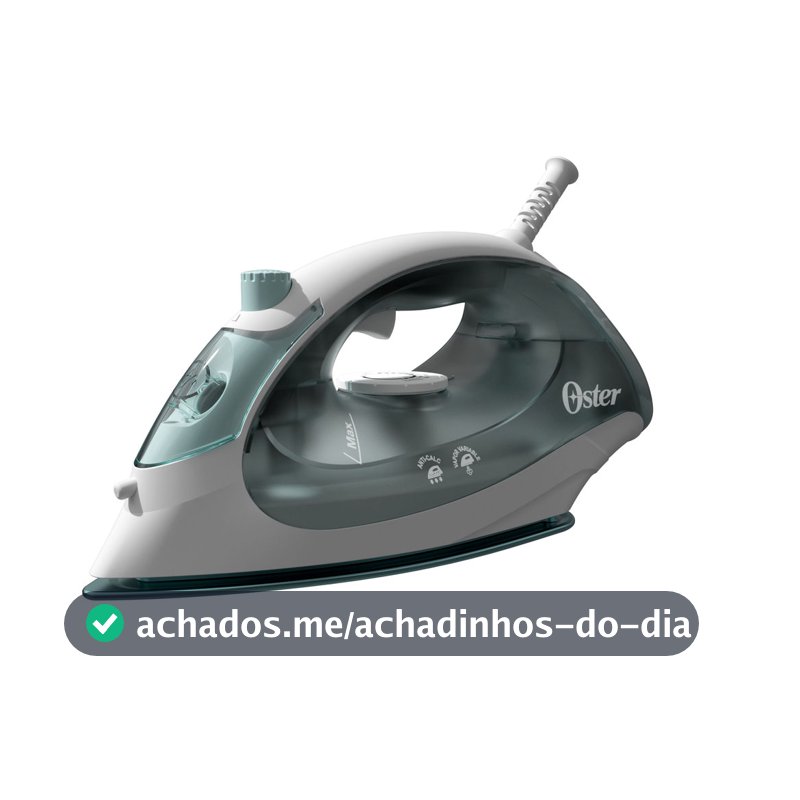 Ferro de Passar a Vapor Oster Antiaderente Verde