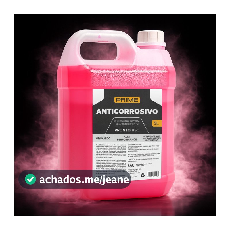 Fluido Radiador Pronto Uso Rosa 5 Litros Alta Proteção Evita Corrosão E Incrustação Envio Rápido