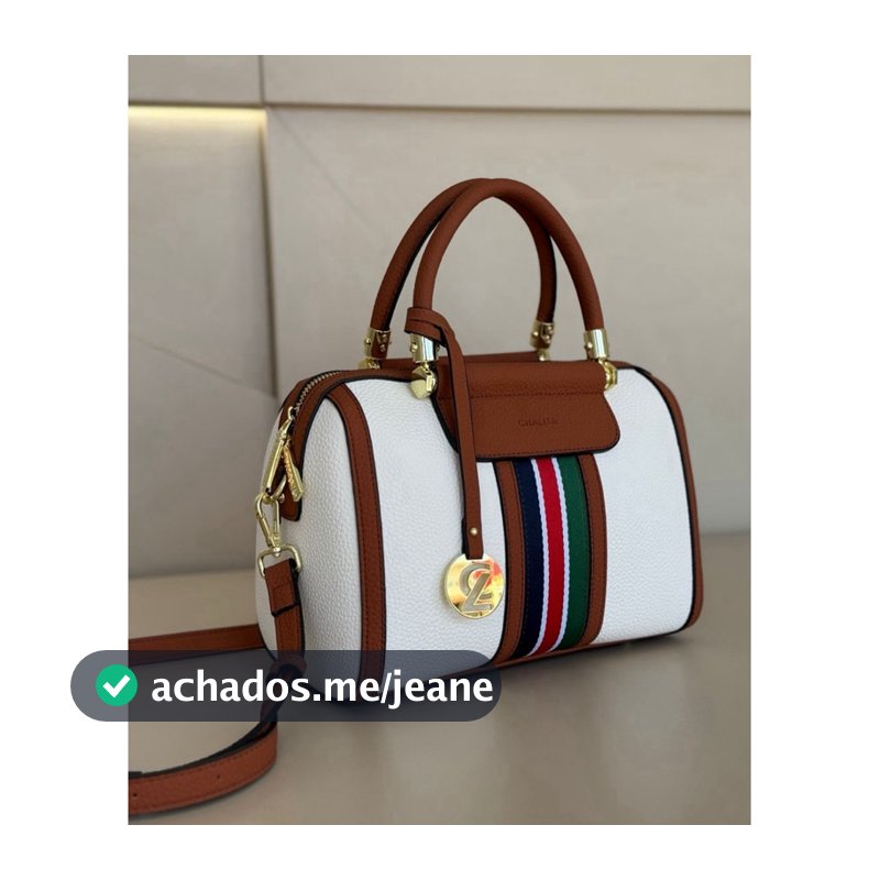 Bolsa baú média feminina original Chalita