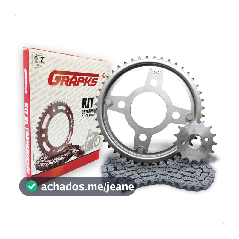 Kit Relação Titan Fan Cargo 160 Start Cg 44t 15t Aço 1045