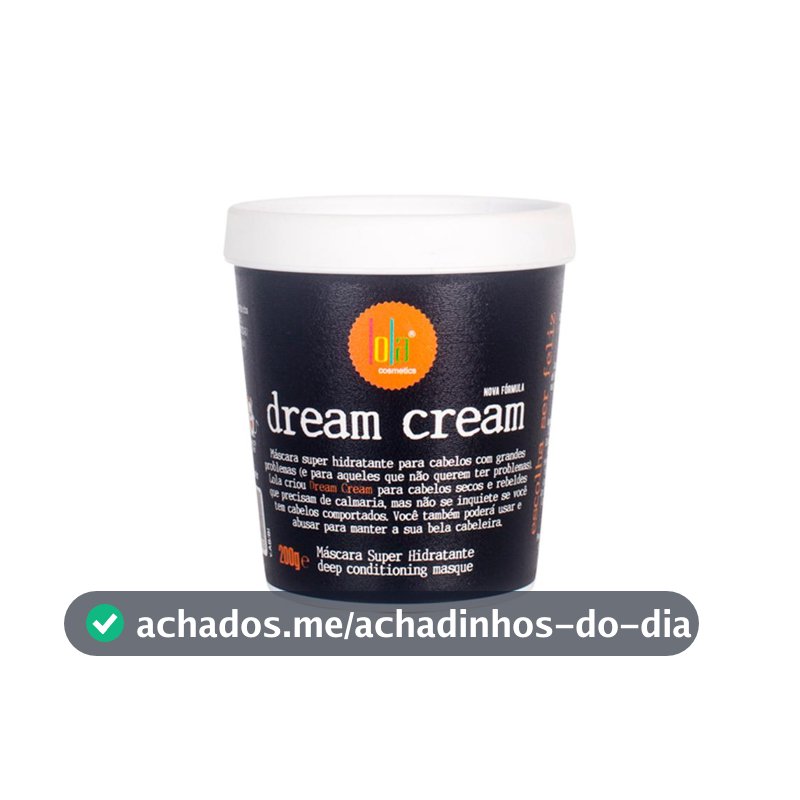 Lola Cosmetics Dream Cream Máscara de Hidratação 200g