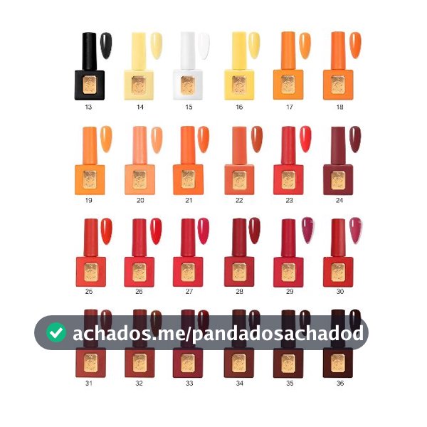 Esmalte Gel  De Unha ANVISA VERMELHO FREE TPO/DMPT/Outono TONS TINTINNAIL Coleção Love story 12ml