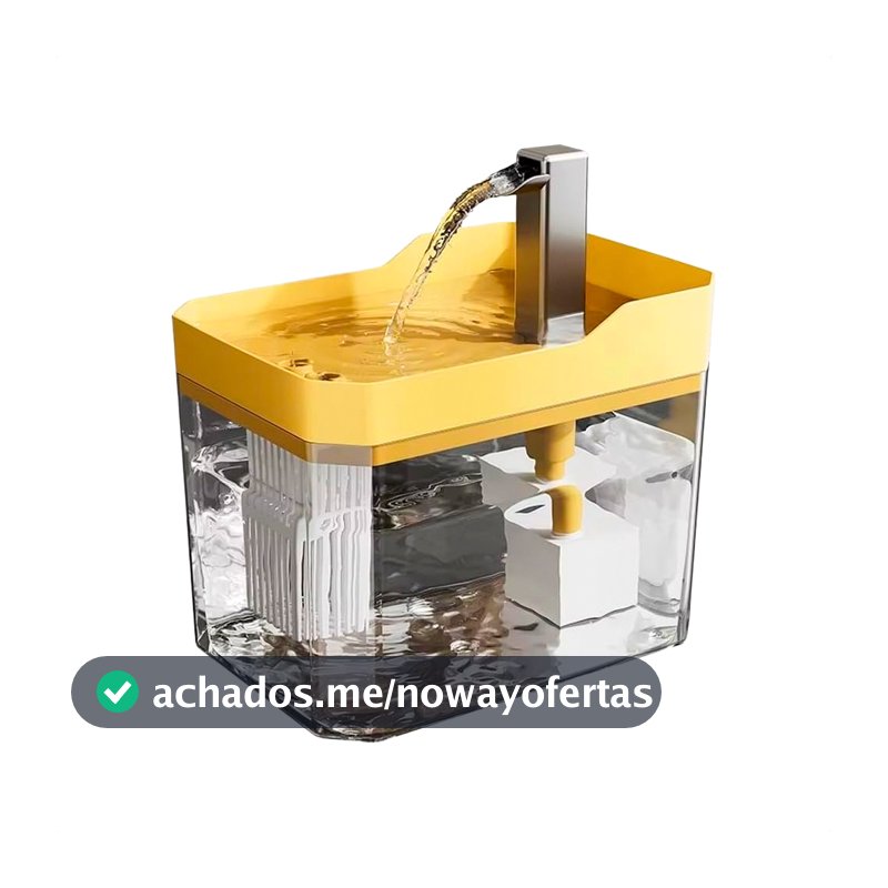 Fonte Bebedouro Purificadora Automática P/ Pets Bivolt USB