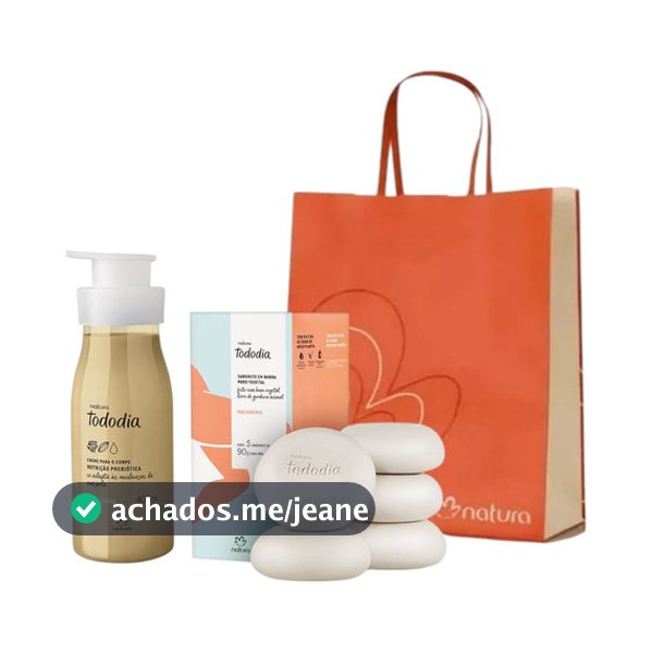 Kit Presente Natura Feminino Cuidados (2 Produtos) Kit  Kit Macadâmia