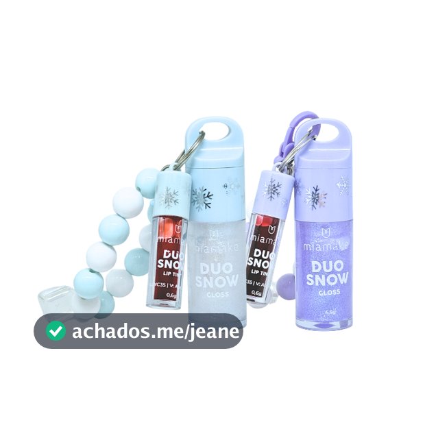 Mia Make Duo Snow Gloss e Lip Tint + Pulseira