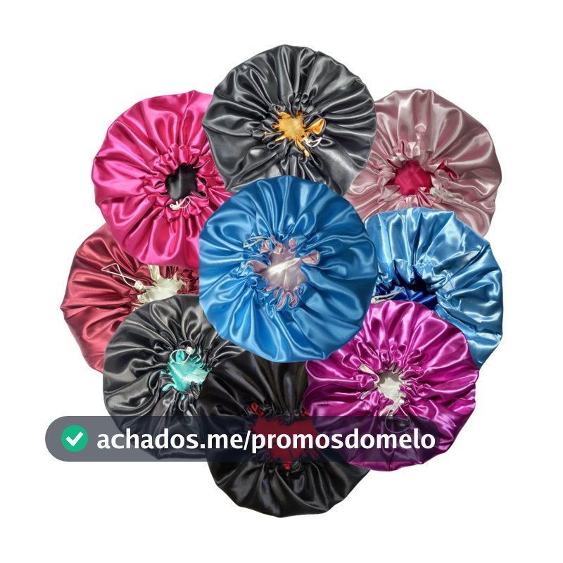Kit 12 (Duzia) Toucas De Cetim Antifrizz Dupla Face Para Revenda Atacado kit 6 12