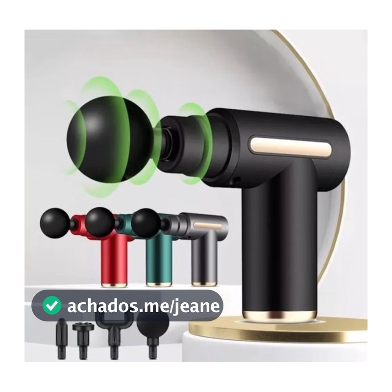 Massageador Elétrico  Com Sensor Alta Frequência  Profissional Muscular Massagem 110V/220V Cor Aleatório