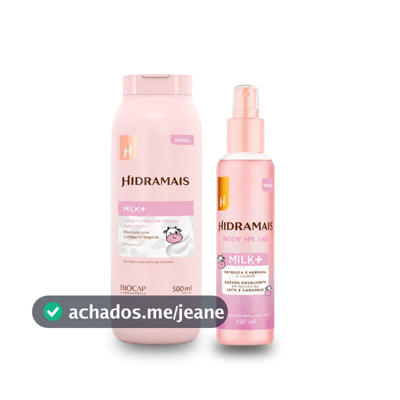 Kit Milk + | Loção e Body Splash