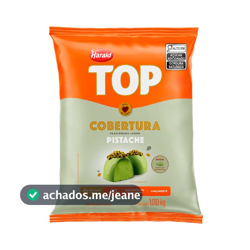 Cobertura TOP sabor Pistache 1,01Kg Harald