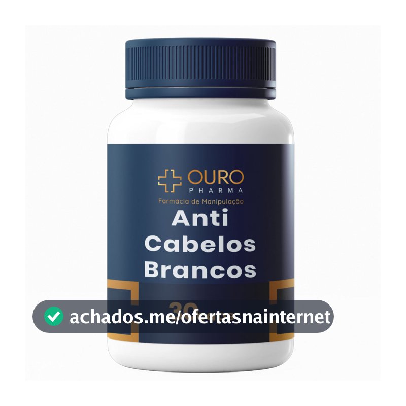 Vitaminas Anti Cabelos Brancos - 30 cápsulas