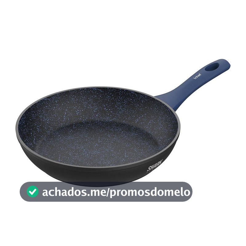 Panela Polishop Sauté Grand 24cm Ichef Home Shark Series - Azul