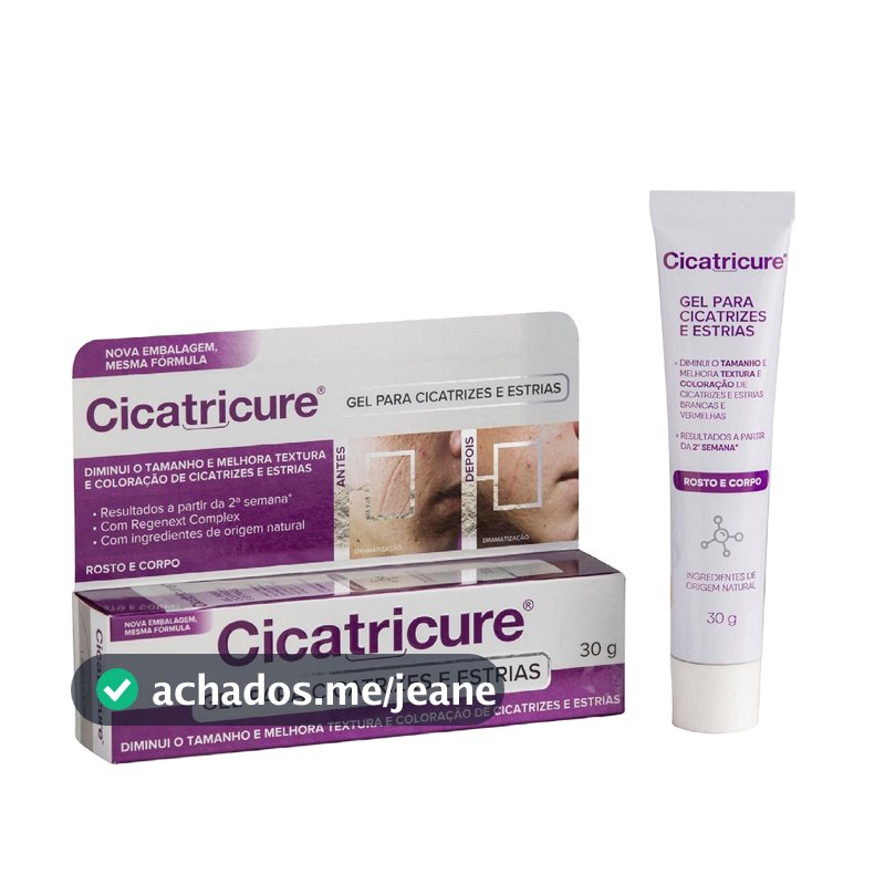 Gel Para Cicatrizes E Estrias 30g