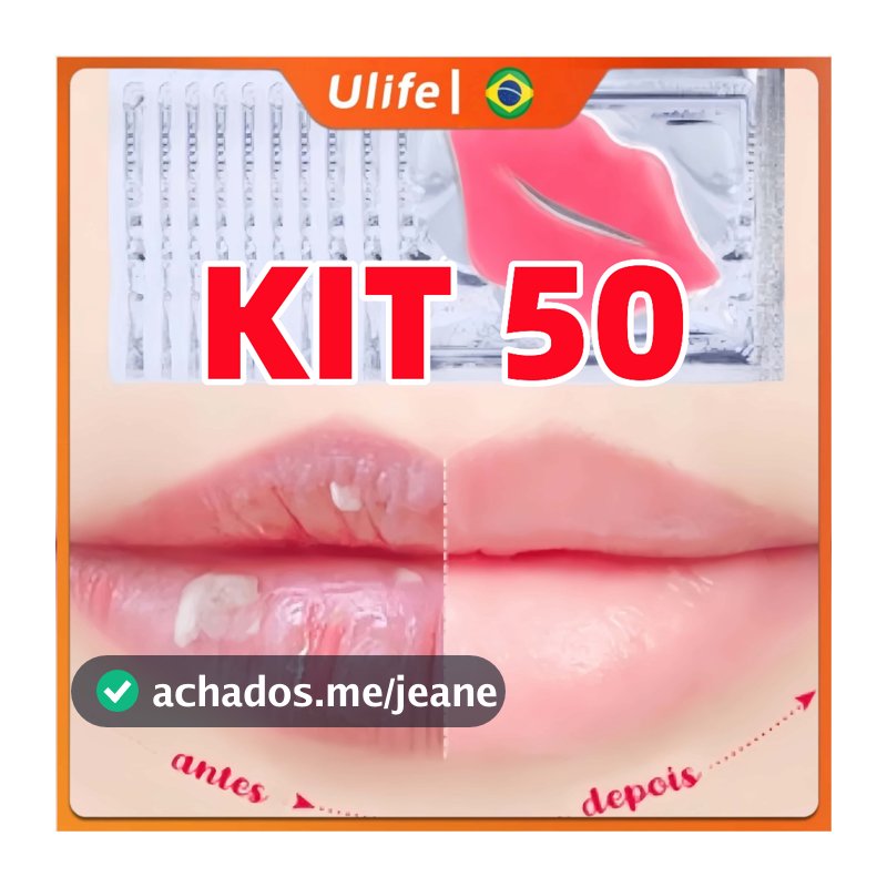 Máscara Labial DADIVA De Mel de colágeno com cristal hidratante para lábios