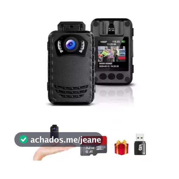 Micro Câmera Espiã Escuta Traição Esposa Marido Com Imã 32gb