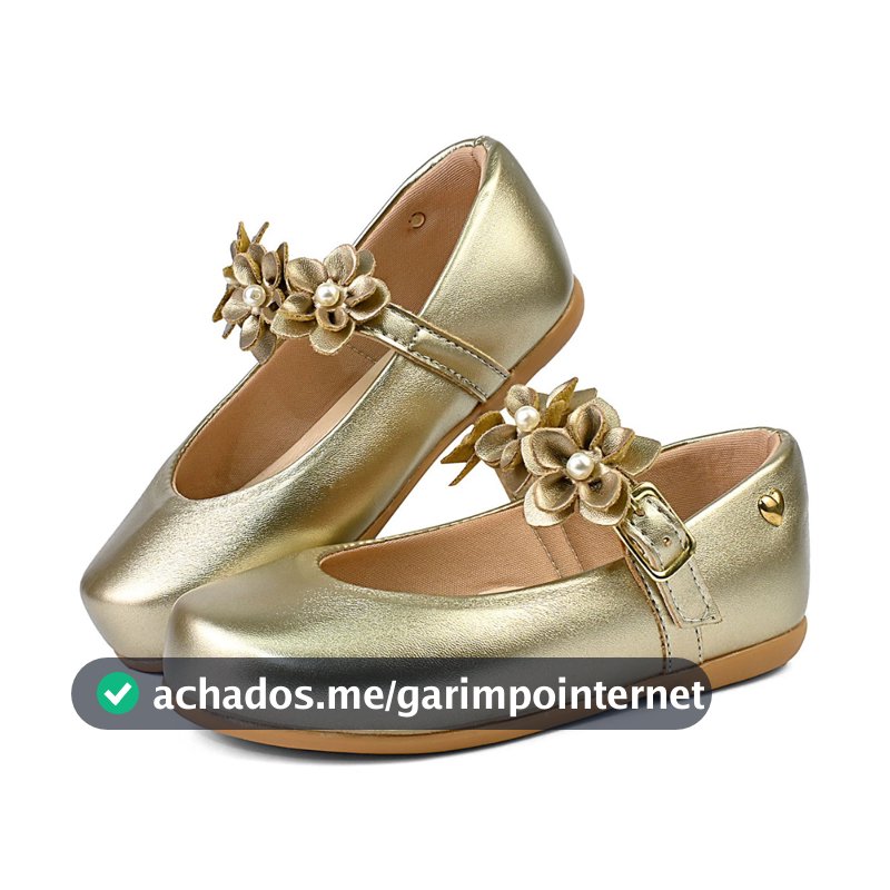 Sapatilha Menina Infantil Blogueirinha Com Flores Boneca Feminina Clássica Básica Casual Batizado